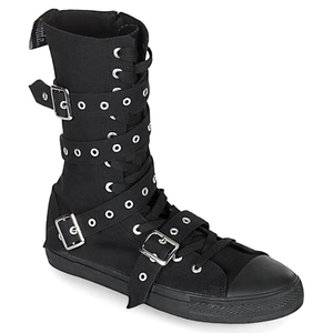 Baskets Demonia Deviant-204 Tela Noir Homme | XCU-5959925