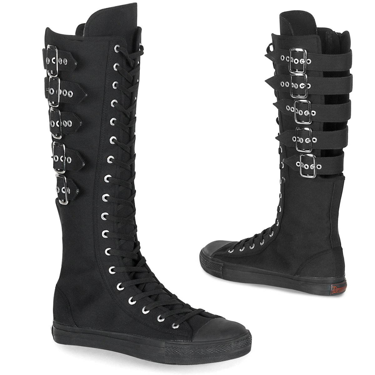 Baskets Demonia Deviant-310 Tela Noir Homme | HWQ-2111847