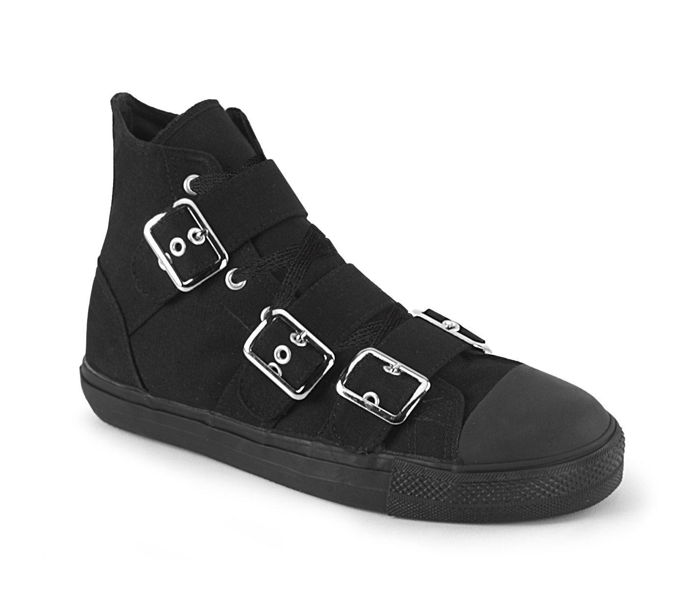 Baskets Demonia Deviant-109 High Tops Tela Noir Homme | WNC-1601526