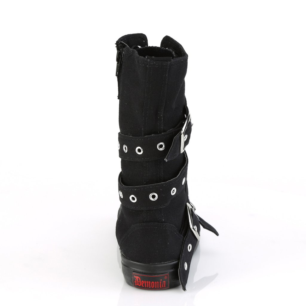 Baskets Demonia Deviant-204 Tela Noir Homme | XCU-5959925