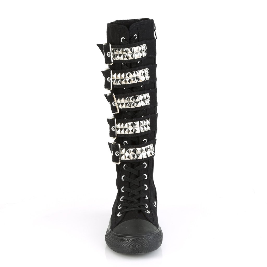 Baskets Demonia Deviant-304 Tela Noir Homme | TUN-4453530