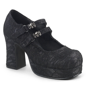 Chaussures Plateforme Demonia Gothika-09 Noir Femme | VSW-7154105