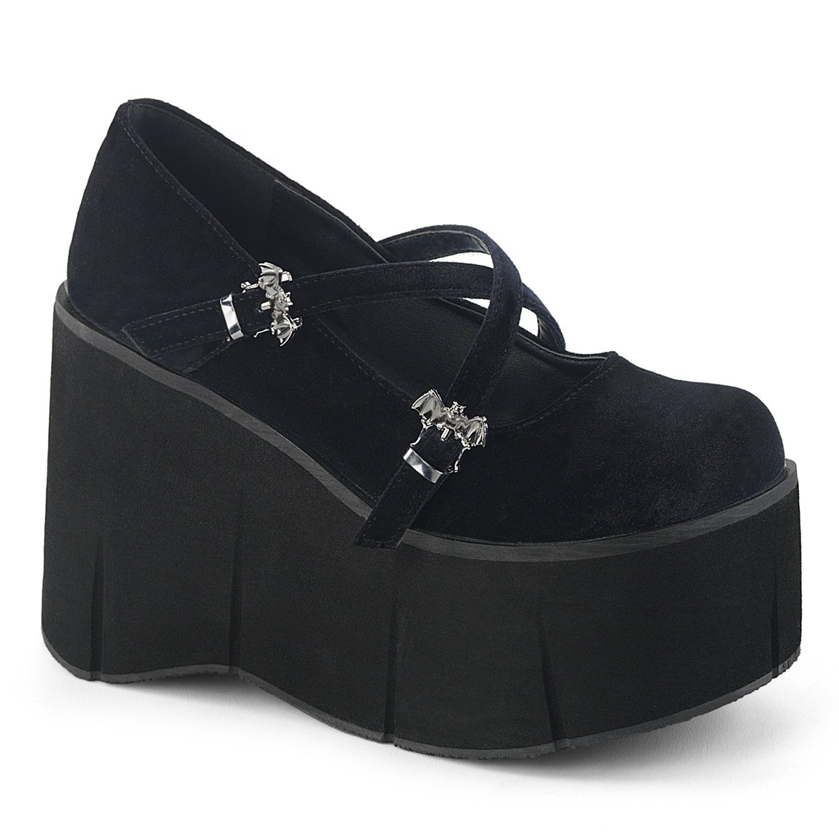 Chaussures Plateforme Demonia Kera-10 Noir Femme | PXR-6424765