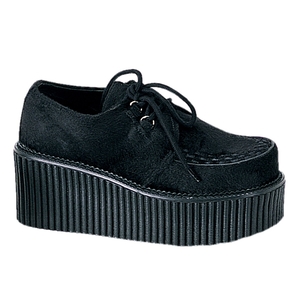 Chaussures Creepers Demonia Creeper-202 Platform Goth Punk Noir Femme | FZM-9839903