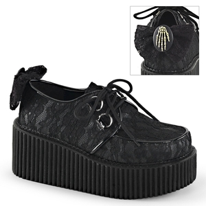 Chaussures Creepers Demonia Creeper-212 Platform Vegan Noir Femme | BQZ-9409083