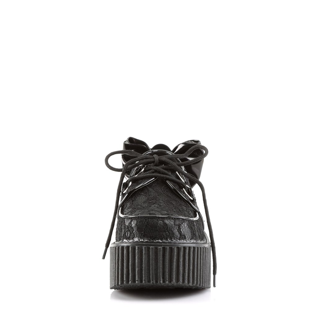 Chaussures Creepers Demonia Creeper-212 Platform Vegan Noir Femme | BQZ-9409083