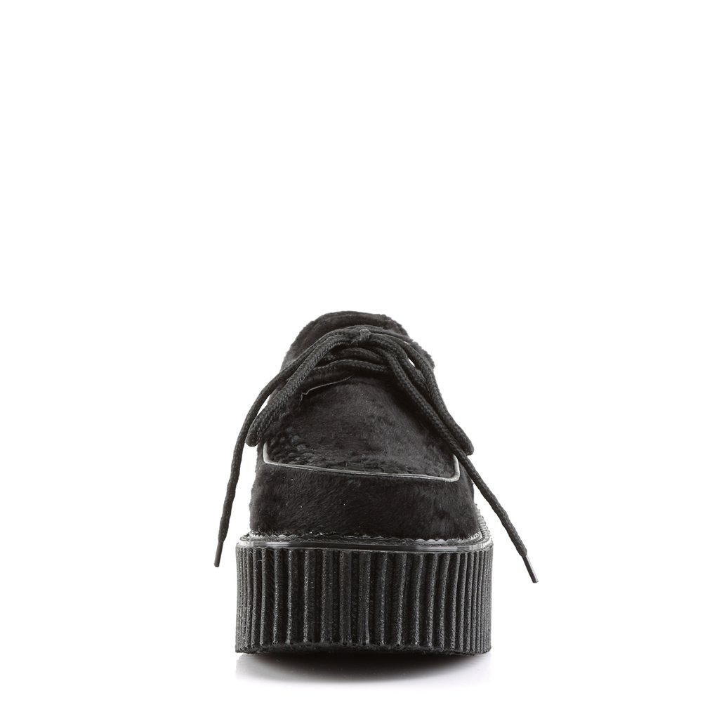 Chaussures Creepers Demonia Creeper-202 Platform Goth Punk Noir Femme | FZM-9839903